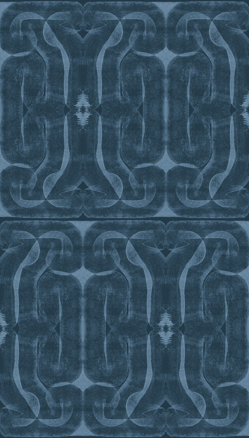 A00919 Infinity strokes Cobalt Central Saint Martins Rest Time Wallpaper by Coordonné