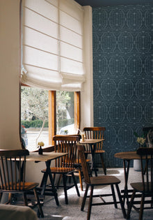 A00919 Infinity strokes Cobalt Central Saint Martins Rest Time Wallpaper by Coordonné
