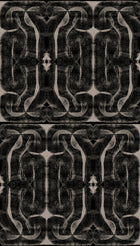 A00921 Infinity strokes Black Central Saint Martins Rest Time Wallpaper by Coordonné