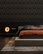 A00921 Infinity strokes Black Central Saint Martins Rest Time Wallpaper by Coordonné