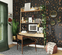 A00928 Metaphoric birds Black Central Saint Martins Rest Time Wallpaper by Coordonné