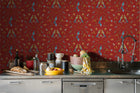 A00930 Metaphoric birds Red Central Saint Martins Rest Time Wallpaper by Coordonné