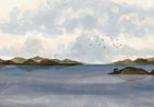 A00931 Dungeness view Blue Central Saint Martins Rest Time Mural by Coordonné (400x280cm)