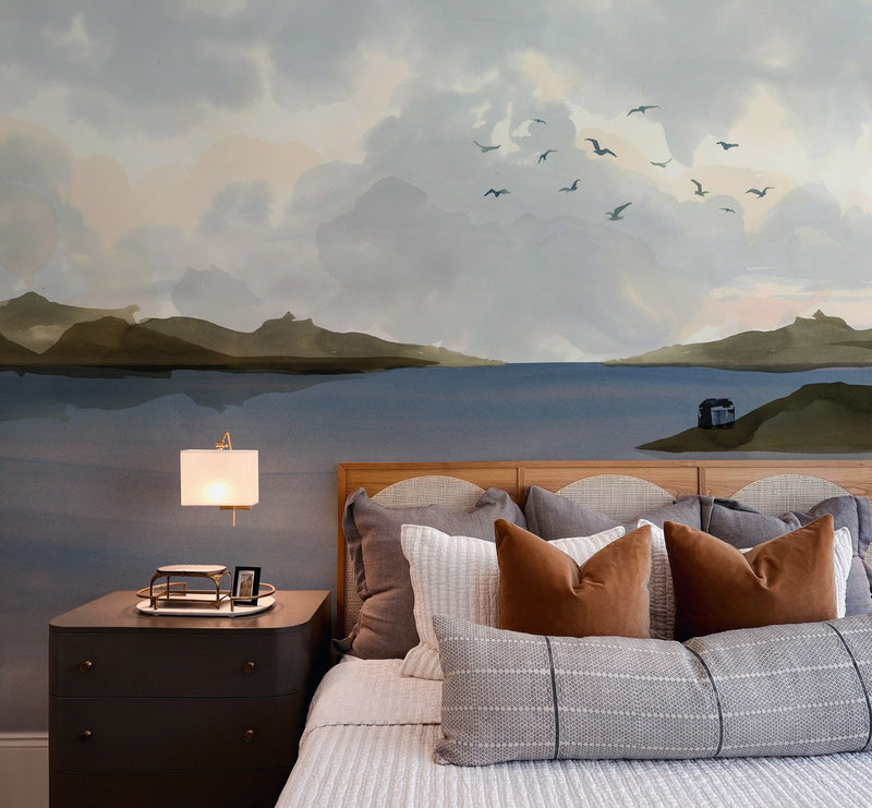 A00931 Dungeness view Blue Central Saint Martins Rest Time Mural by Coordonné (400x280cm)