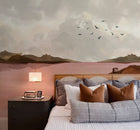 A00932 Dungeness view Pink Central Saint Martins Rest Time Mural by Coordonné (400x280cm)