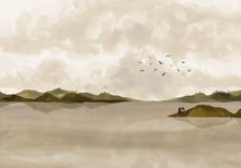 A00933 Dungeness view Beige Central Saint Martins Rest Time Mural by Coordonné (400x280cm)