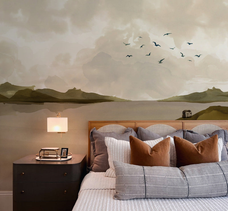 A00933 Dungeness view Beige Central Saint Martins Rest Time Mural by Coordonné (400x280cm)