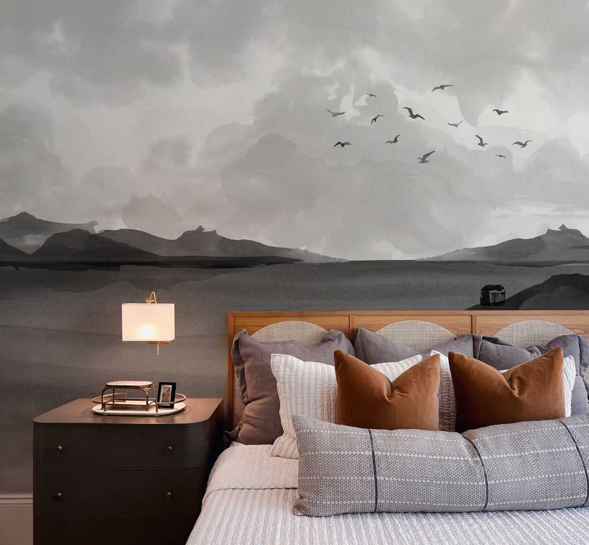 A00934 Dungeness view Black Central Saint Martins Rest Time Mural by Coordonné (400x280cm)