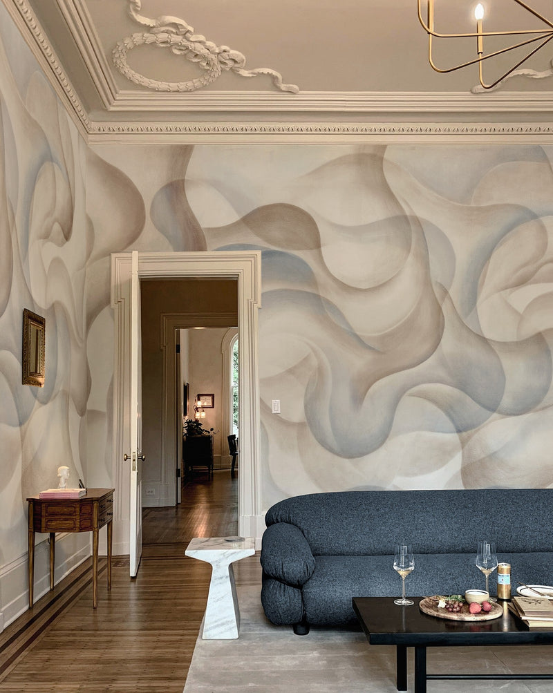 A00935 My cave Blue Central Saint Martins Rest Time Mural by Coordonné (400x280cm)