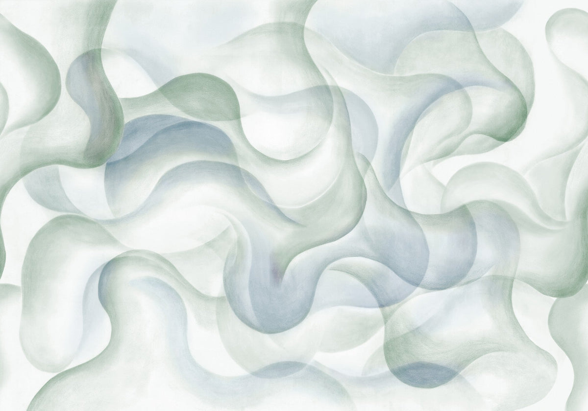 A00938 My cave Emerald Central Saint Martins Rest Time Mural by Coordonné (400x280cm)