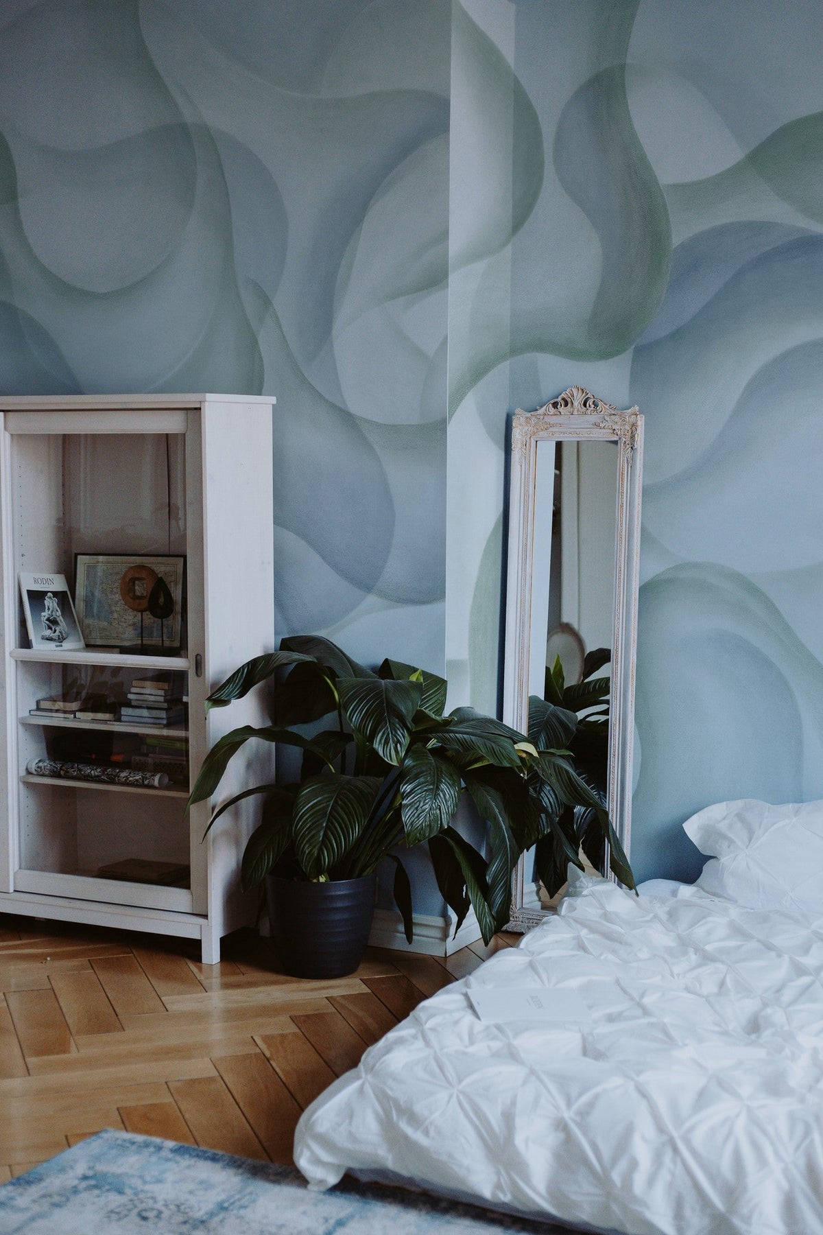 A00938 My cave Emerald Central Saint Martins Rest Time Mural by Coordonné (400x280cm)