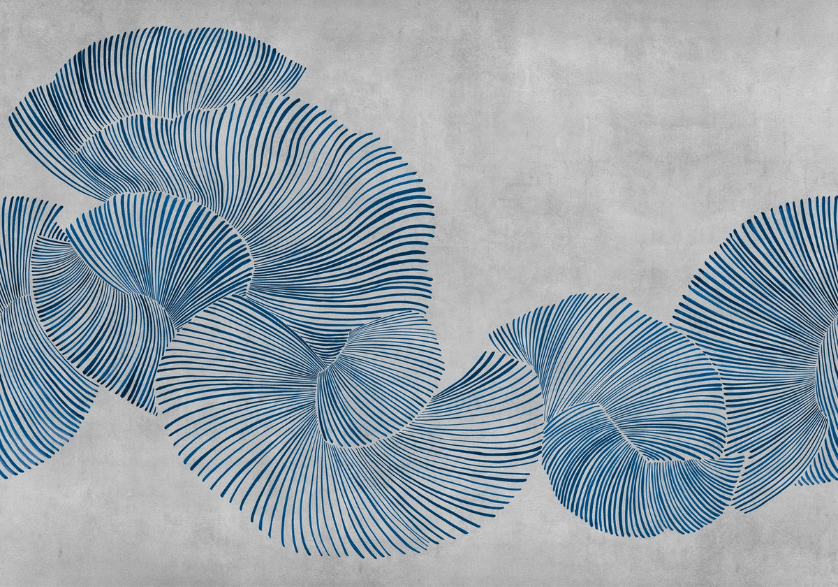 A00943 Diving moment Blue Central Saint Martins Rest Time Mural by Coordonné (400x280cm)
