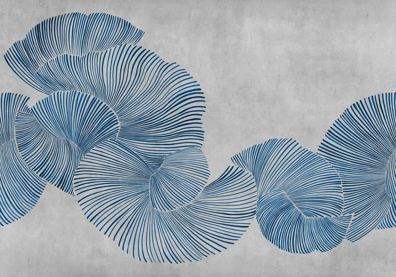 A00943 Diving moment Blue Central Saint Martins Rest Time Mural by Coordonné (400x280cm)