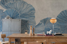 A00943 Diving moment Blue Central Saint Martins Rest Time Mural by Coordonné (400x280cm)