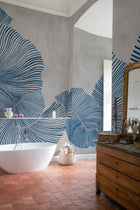 A00943 Diving moment Blue Central Saint Martins Rest Time Mural by Coordonné (400x280cm)