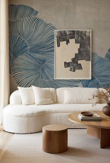 A00943 Diving moment Blue Central Saint Martins Rest Time Mural by Coordonné (400x280cm)
