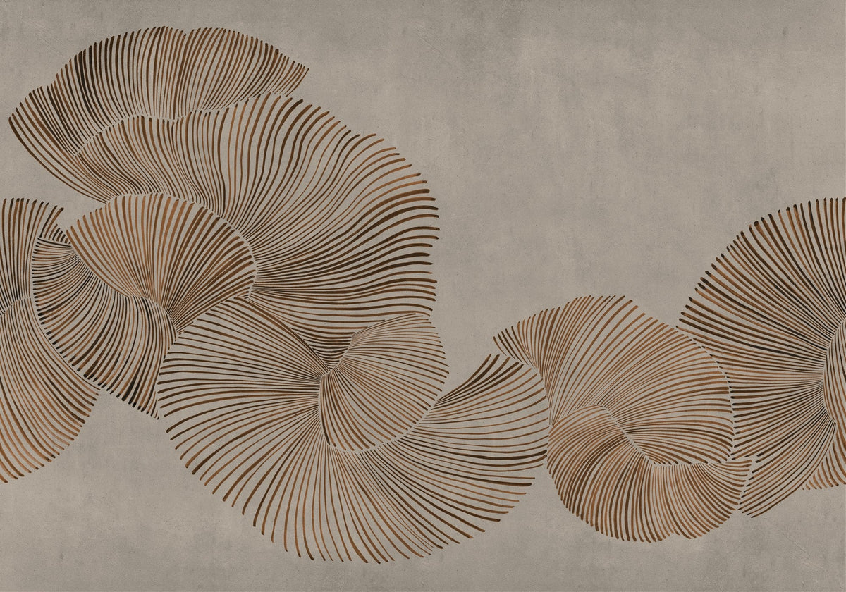 A00944 Diving moment Beige Central Saint Martins Rest Time Mural by Coordonné (400x280cm)