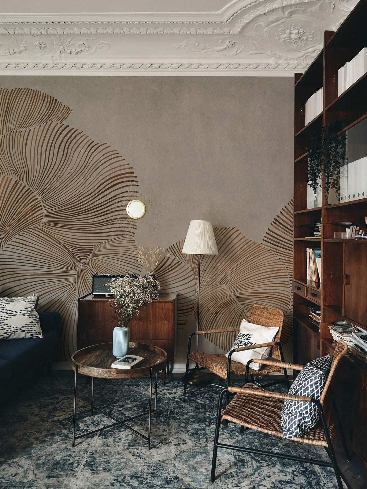 A00944 Diving moment Beige Central Saint Martins Rest Time Mural by Coordonné (400x280cm)