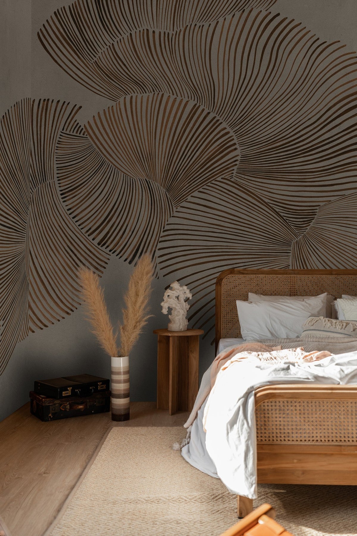 A00944 Diving moment Beige Central Saint Martins Rest Time Mural by Coordonné (400x280cm)