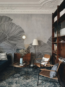 A00946 Diving moment Black Central Saint Martins Rest Time Mural by Coordonné (400x280cm)