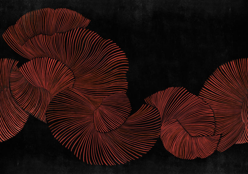A00947 Diving moment Red Central Saint Martins Rest Time Mural by Coordonné (400x280cm)