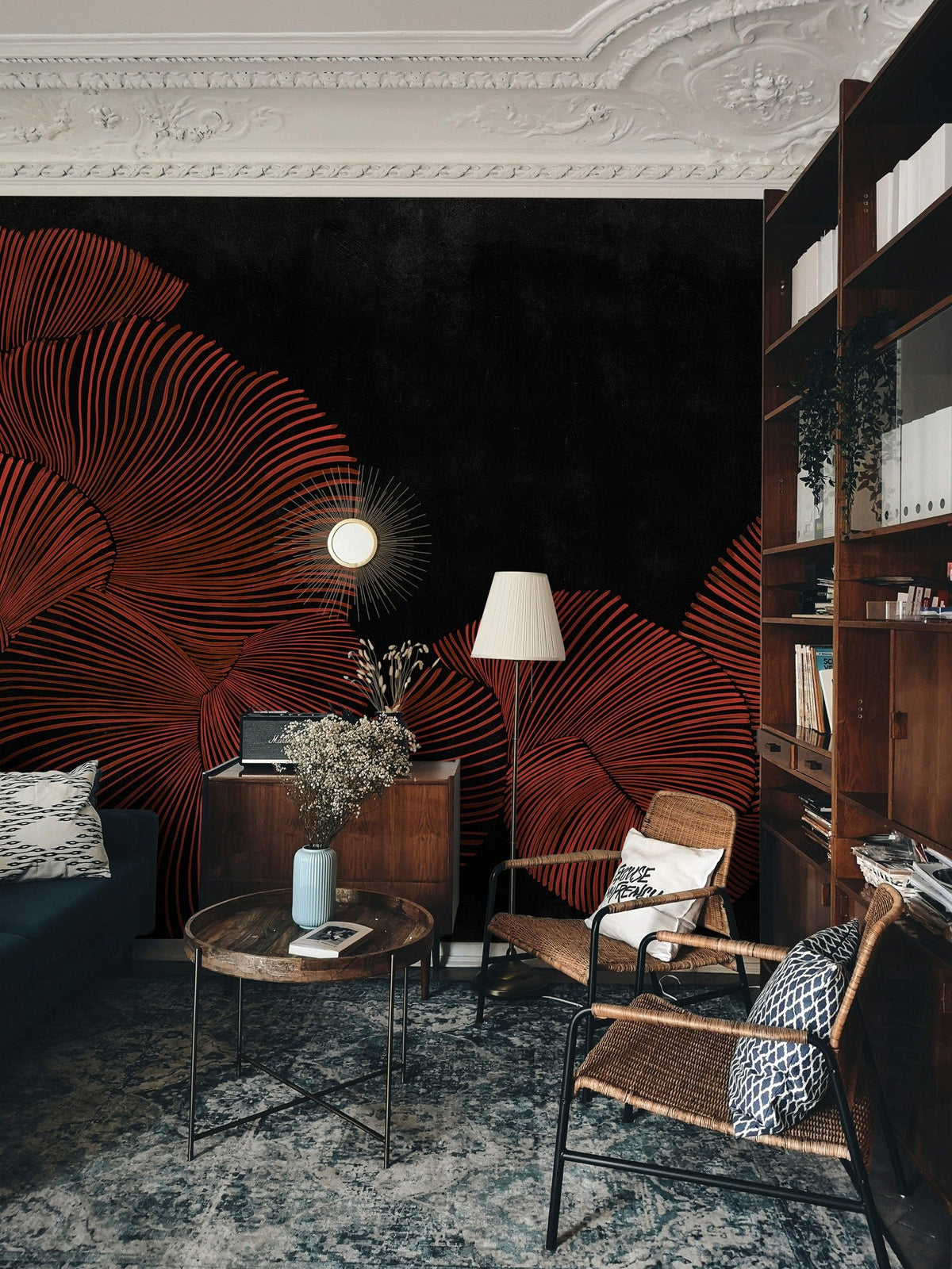 A00947 Diving moment Red Central Saint Martins Rest Time Mural by Coordonné (400x280cm)