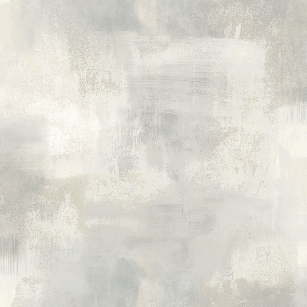 A60001 Asperia Distressed Light Grey Wallpaper by Grandeco Life