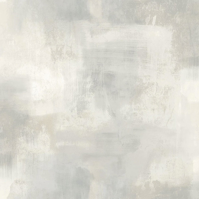 A60001 Asperia Distressed Light Grey Wallpaper by Grandeco Life