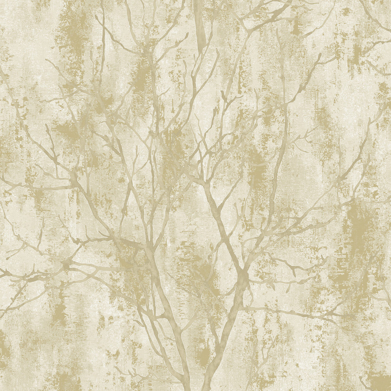 A75701 Venetian Tree Gold Wallpaper by Grandeco