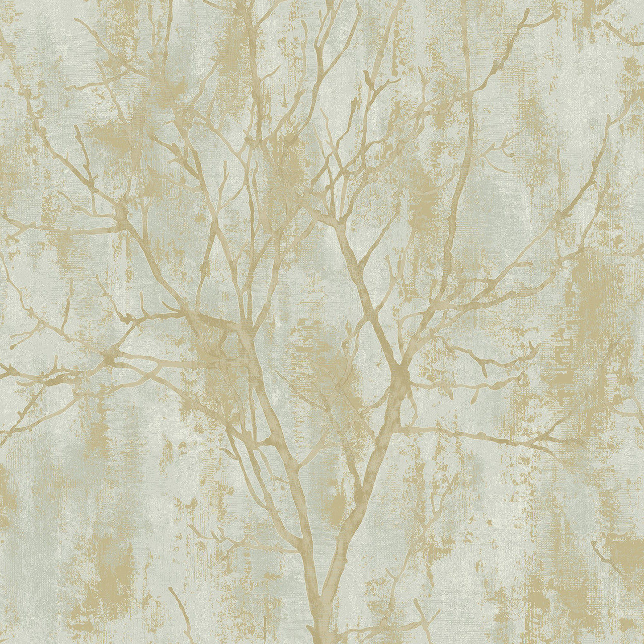 A75702 Venetian Tree Green Wallpaper by Grandeco