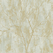A75702 Venetian Tree Green Wallpaper by Grandeco