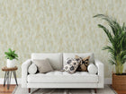 A75802 Venetian Texture Plain Green Wallpaper by Grandeco