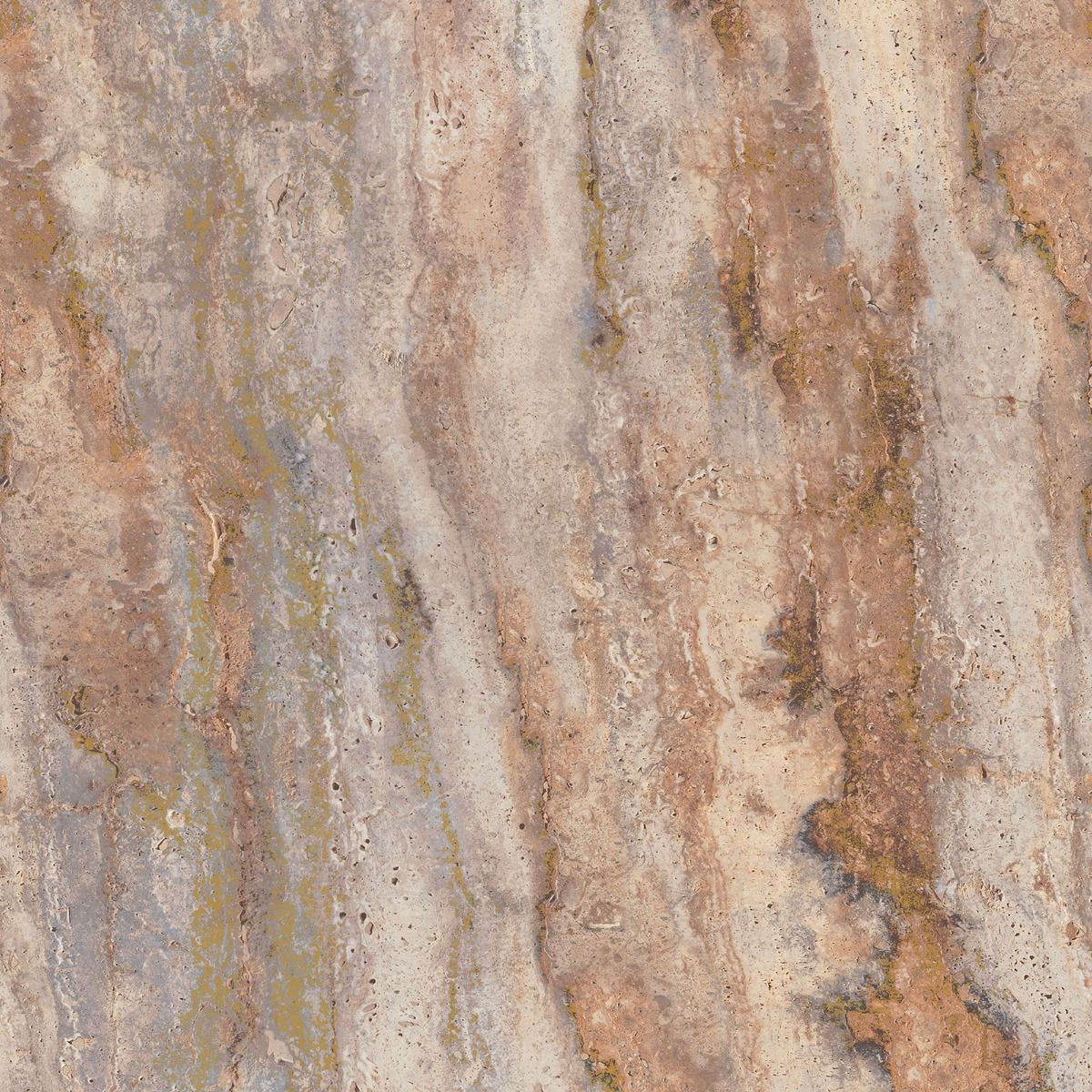 A81701 Stone Façade Rust / Slate Wallpaper by Grandeco