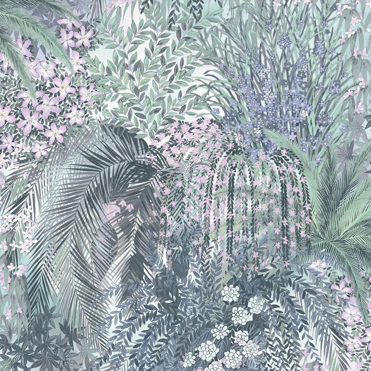 A82501 Paradise Blue Wallpaper by Grandeco