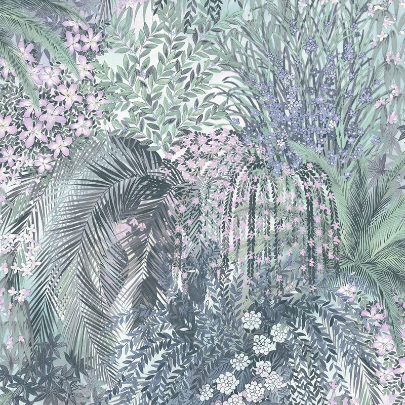 A82501 Paradise Blue Wallpaper by Grandeco