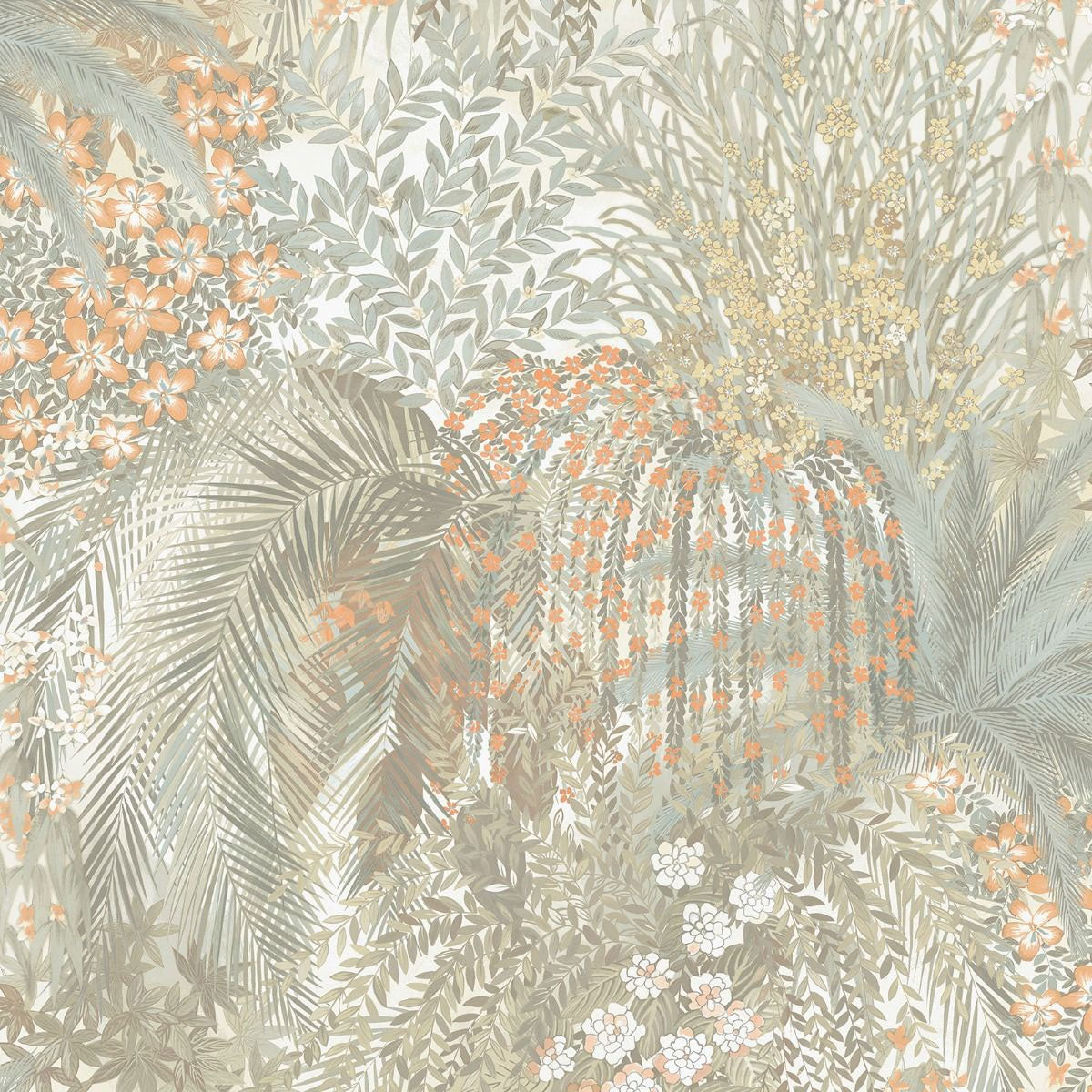 A82503 Paradise Blue Wallpaper by Grandeco