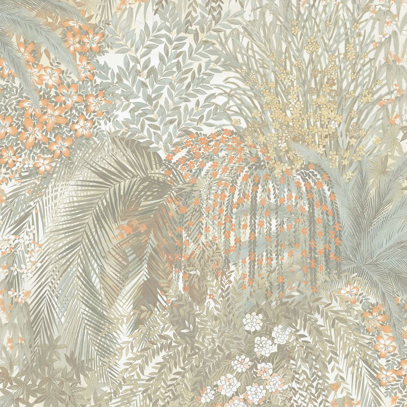 A82503 Paradise Blue Wallpaper by Grandeco