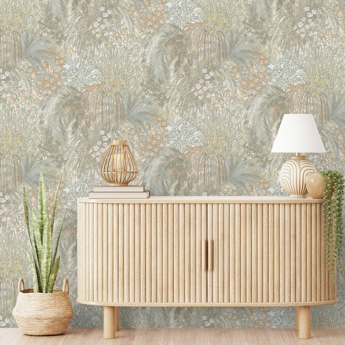 A82503 Paradise Blue Wallpaper by Grandeco