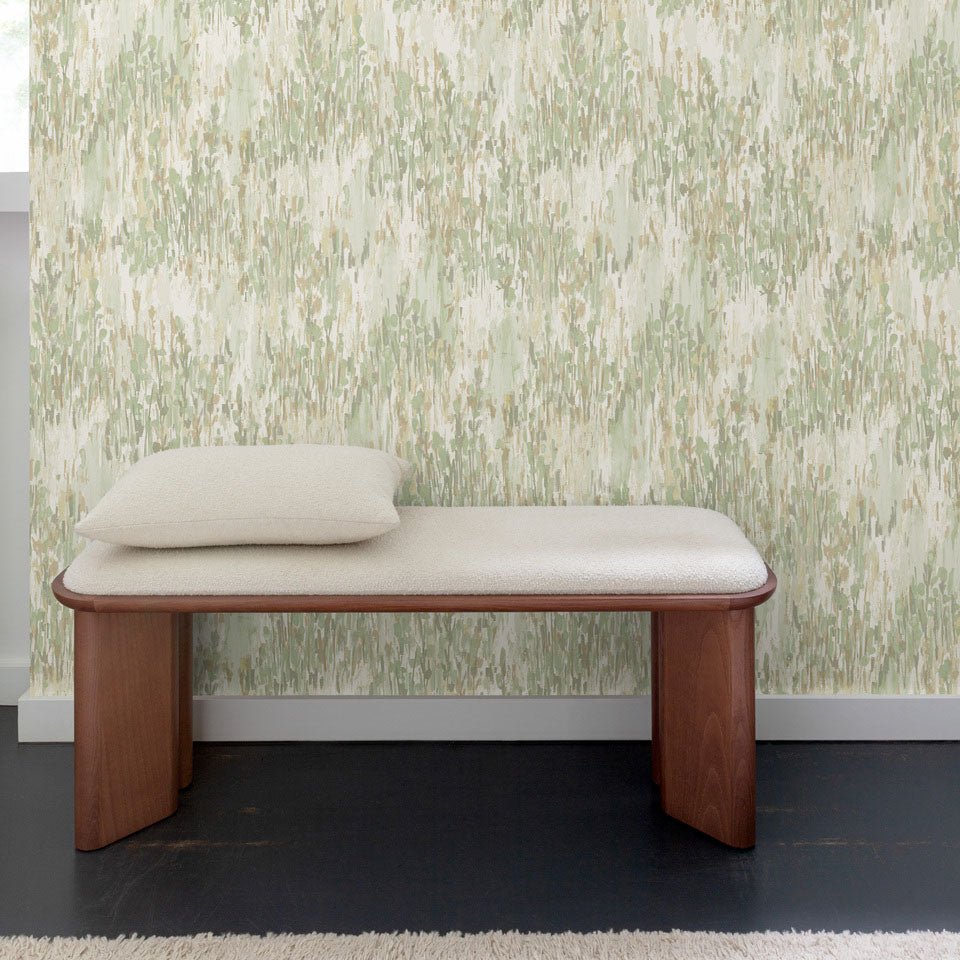 A82803 Inia Green Wallpaper by Grandeco