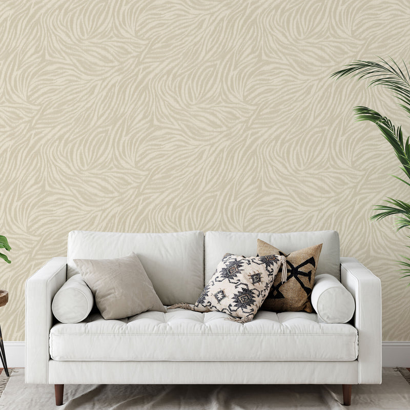 A84101 Ankara Cream Wallpaper by Grandeco