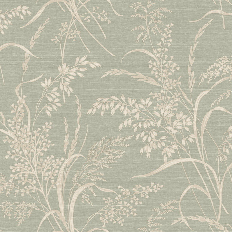A84302 Prairie Green Green Prairie Wallpaper by Grandeco