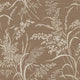 Prairie Chocolate Brown Prairie Wallpaper by Grandeco