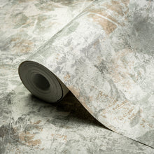 A84601 Quarry Stone Green / Grey Wallpaper by Grandeco - roll
