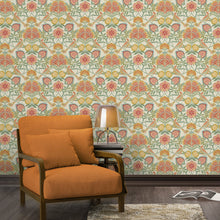 A84701 Persian Garden Multi Wallpaper by Grandeco - room
