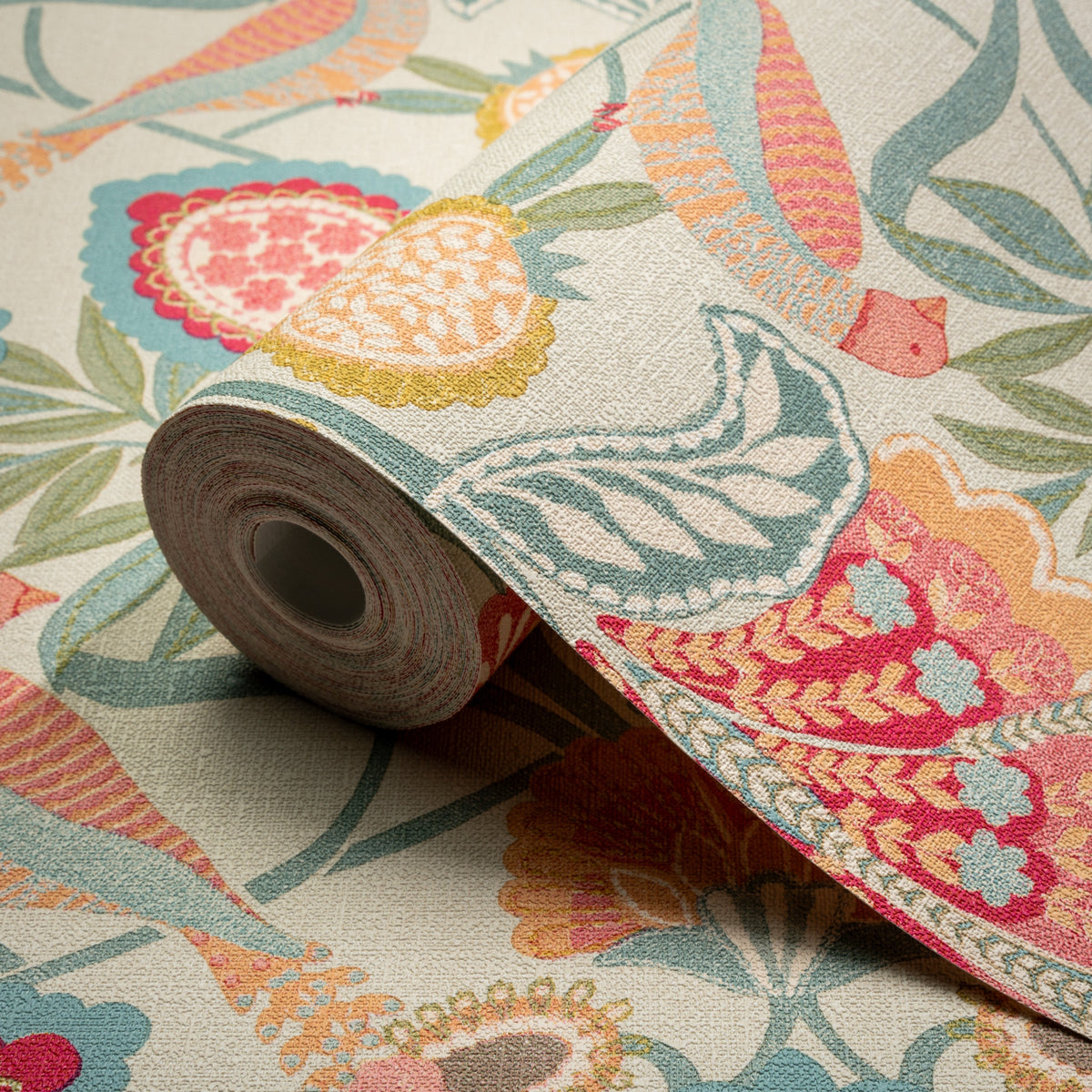 A84701 Persian Garden Multi Wallpaper by Grandeco - roll