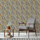 A85001 Animal Garden Multi Wallpaper by Grandeco - room