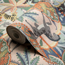A85001 Animal Garden Multi Wallpaper by Grandeco - roll
