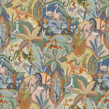 A85001 Animal Garden Multi Wallpaper by Grandeco - flat