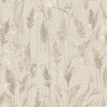 Meadow Grasses Neutral Wallpaper by Grandeco