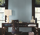 AB1805 Woven Linen Sky Blue Artifacts Wallpaper by York Wallcoverings
